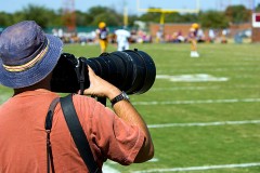 a sporting event photographer
